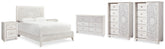 Diamond Furniture - Ashley Furniture - Paxberry Queen Panel Bed, Dresser, 2 Chests and 2 Nightstands - Queen Panel Bed, Dresser, 2 Chests and 2 Nightstands - B181B31
